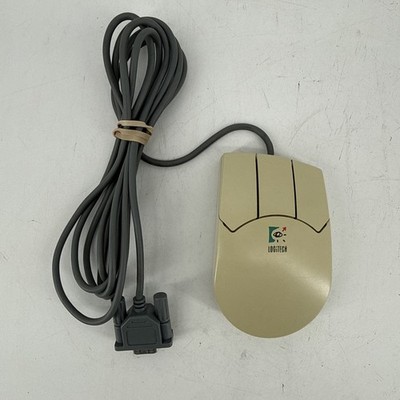 Vintage Logitech MouseMan M-CJ13 Three Button Mouse 9 Pin Computer Mouse