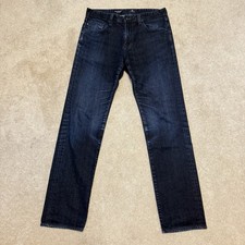AG Adriano Goldschmied Mens Blue Jeans Matchbox Slim Straight Made In USA 33x32
