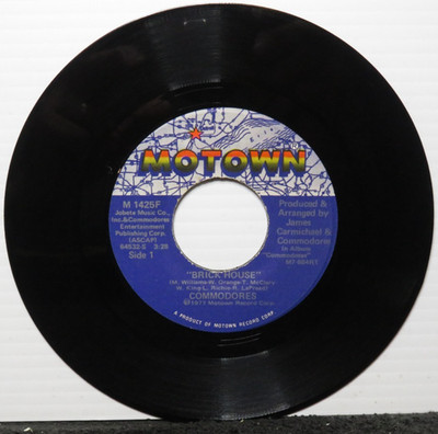COMMODORES BRICK HOUSE/CAPTAIN QUICK DRAW (VG+) M-1425F 45 RECORD