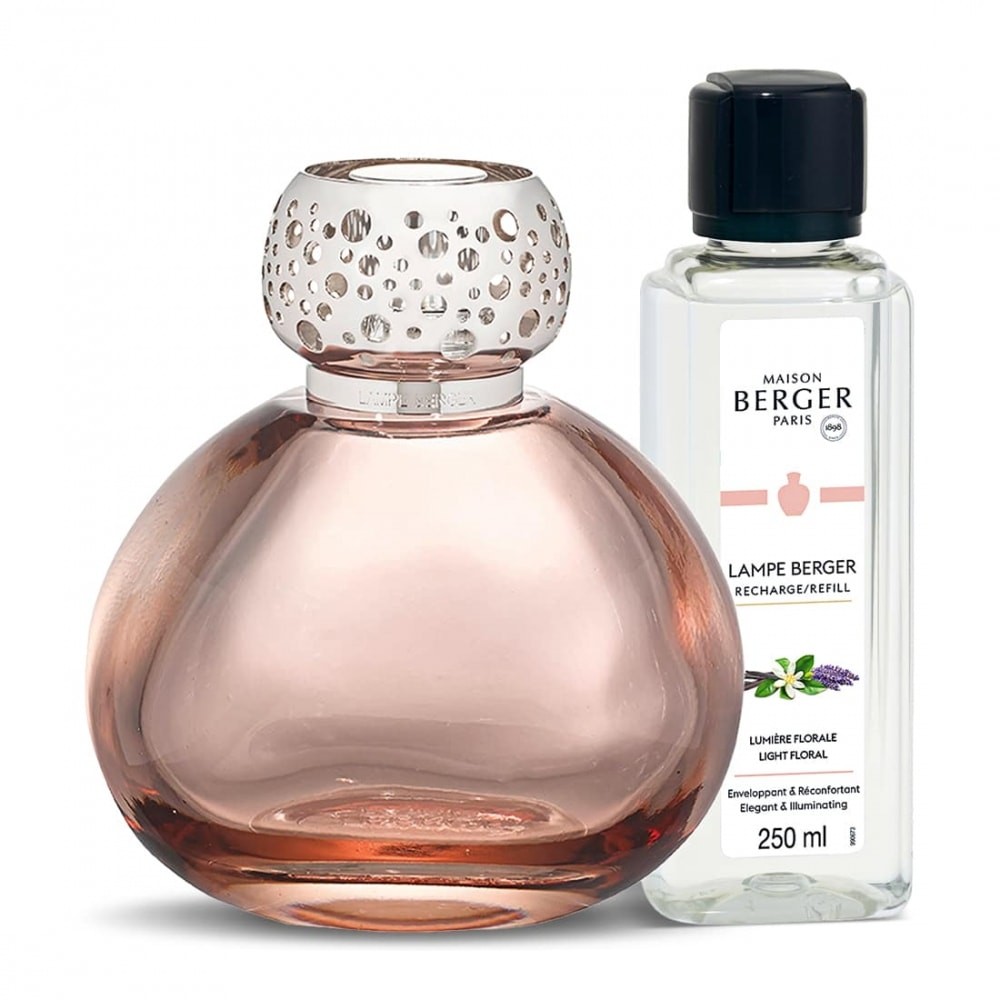 Lampe Berger Ophelia Nude avec coffret parfum d'ambiance design pour salon cocooning