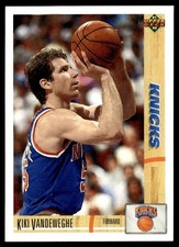 1991-92 Upper Deck Kiki Vandeweghe New York Knicks #323
