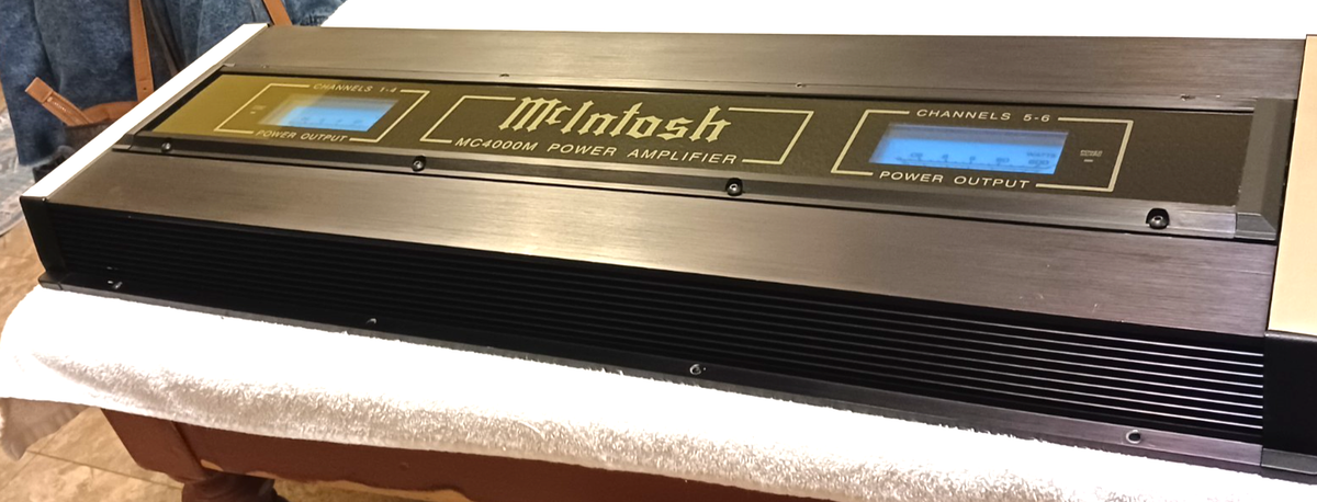 マッキントッシュ　MC4000M McIntosh MC4000M 1000W 6-Channel Power Amplifier for sale online