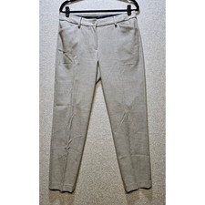 Talbots Pants Women's 8 Hampshire Ankle Holidays Preppy Minimalist Stretch Gray