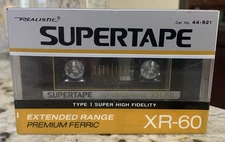 Realistic Supertape XR-90 Blank Audio Cassette Tape 44-921 NEW & SEALED