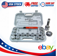 15Pc ER40 Collet Set with R8 Shank Holder & Wrench for Milling-USA FULFILLED