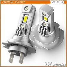 2x H7 Super Bright LED Headlight Bulbs 60000LM Kit High Low Beam 6500K White