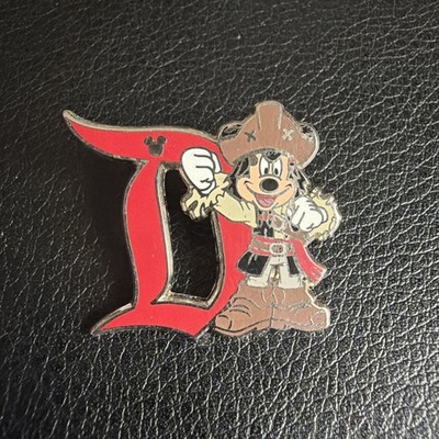 Pirate Mickey Pin Disneyland “D” Series Hidden Mickey 2020