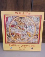 Sun's Out Biblical Map 1500 Pc Puzzle Brand New! Sealed!