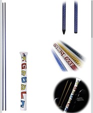 GEBBLO Golf Alignment Training Sticks, Carbon Fiber, Black Set Of 2 w/Cover, New
