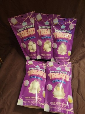 5 Packs Freeze Dried Candy Trendy Treats - Made In UT, 11.25 Oz HI CHEW (Lot#4)