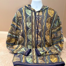 Vintage 90  s COOGI Authentic, 3D knit Sweater multicolor XL