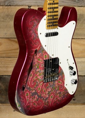 Fender Custom Shop Limited Edition 50s Telecaster Electric Guitar Relic Pink