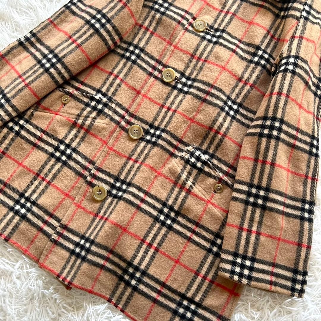 BURBERRY Wool Coat Nova Check Asian fit M US size S Beige Authentic by JAPAN thumbnail 20