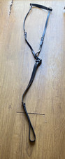 horse breastplate black leather full sized good condition