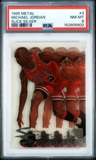Michael Jordan 1995 Metal Slick Silver 3 Psa Nmmt8 152805602