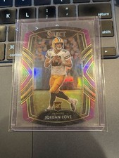 JORDAN LOVE 2020 SELECT CLUB LEVEL DIE CUT PURPLE PRIZM RC #247 #PACKERS NFL! :|