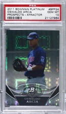 2011 Bowman Platinum Prospects X-Fractor Oswaldo Arcia #BPP24 PSA 10 GEM MT r7d