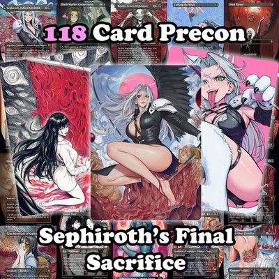 Sephiroth, Fabled SOLDIER 118-card Precon |  MTG Premium Art Cards