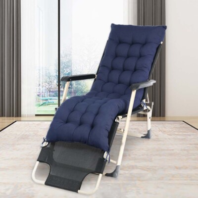 Garden Sun Lounger Replacement Cushions Pad for Zero Gravity