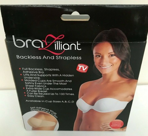 Nagelneuer Bravo Brazilliant Rückenfreier und Trägerloser BH in Nude Cup Größe A - Bild 3 von 4