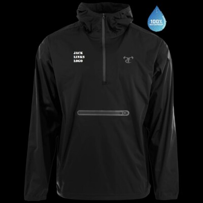 New True Timber HyTrek Waterproof Packable Rain Jacket Pullover Mens Large Black