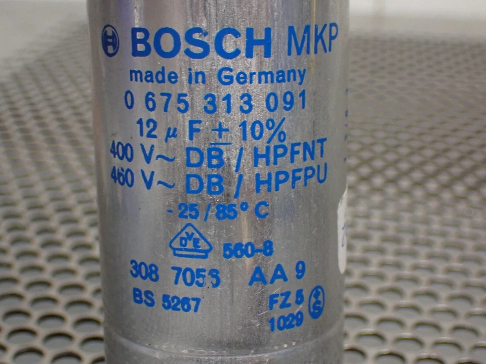 Condensador BOSCH MKP 0675313091 12uF+10% usado con garantía ver todas las fotos Foto 3 de 4