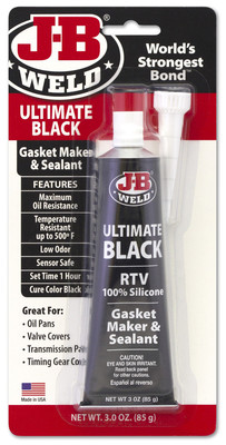 #ad JB Weld 32329 Ultimate Black Silicone Gasket Maker amp; Sealant 3 Oz. $10.43