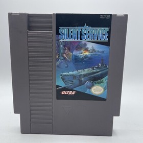Silent Service With Manual Sleeve (Nintendo Entertainment System, 1989) NES