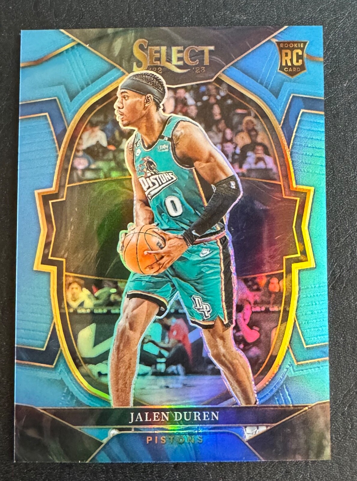 #/299 Jalen Duren 2022-23 Panini Select Concourse Light Blue Prizms RC #98