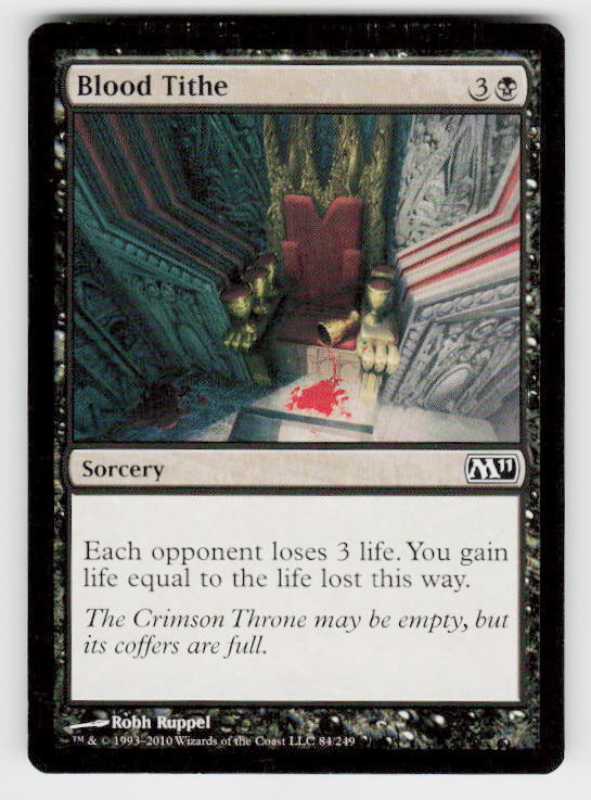 Magic 2011 (M11) #84 Blood Tithe Non-Foil