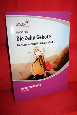Jasmin Hipp, Die Zehn Gebote, Eine Lernwerkstatt für Klasse 3-4, NEU