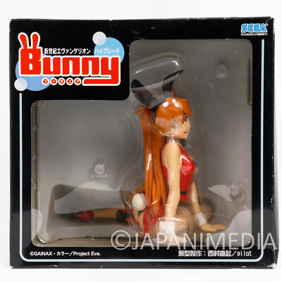 Evangelion Asuka Langley Bunny Figure Red ver. SEGA JAPAN | eBay