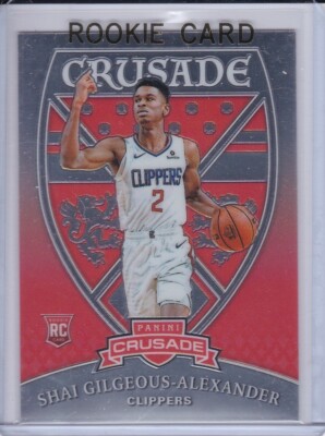 SHAI GILGEOUS-ALEXANDER ROOKIE CARD 2018 Panini Crusade Clippers