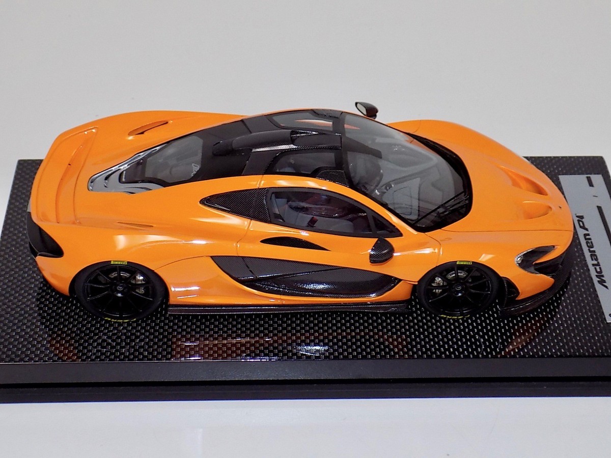 1/18 Tecnomodel McLaren P1 in Papaya Orange Black Wheels #01