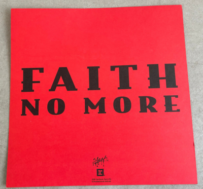 VINTAGE 1995 FAITH NO MORE KING FOR A DAY.. PROMO LP FLAT SLASH