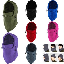 Face Mask Ski Mask Winter Cap Fleece Balaclava Beanie Hat Hood Tactical Warm Men