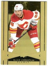 2021-22 Upper Deck Tim Hortons Card Gold Etchings Elias Lindholm !!! G-5