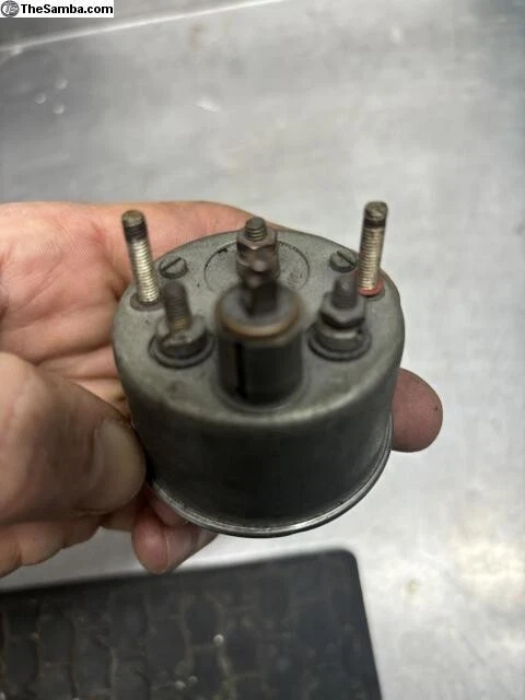 PORSCHE VDO Oil Pressure Gauge 356, 912 VDO Oil Pressure Gauge PSI 12V 356/912 P Foto 3 de 3