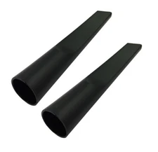 (2) 9" Black Crevice Tool 1.25" Attachments for Shop Vac Vacuum