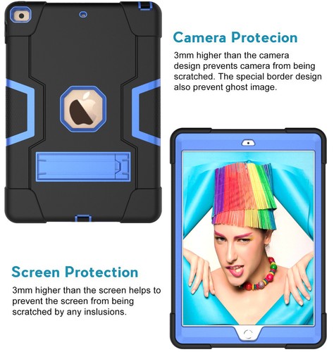 Kids Cover Case For iPad 10th 2022 9th Gen 10.2 5/6th Pro 9.7" Air 2 Stand Cover - Picture 15 of 52