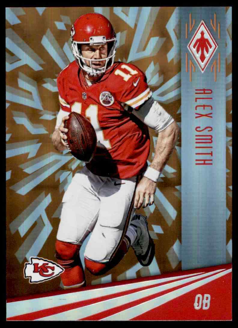 2016 PANINI PHOENIX ORANGE ALEX SMITH 46/99 KANSAS CITY CHIEFS #51 PARALLEL