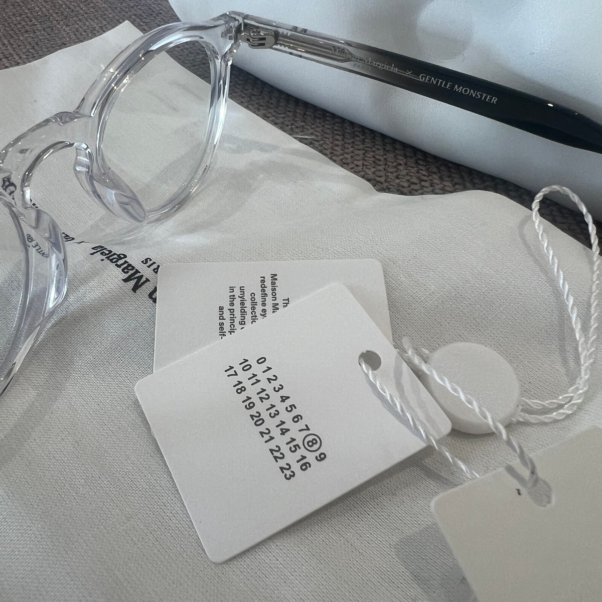 Gentle Monster x Maison Margiela MM116 Translucent Clear