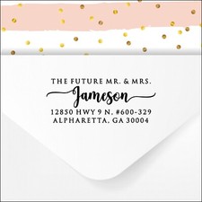 Return Address Stamp, Self Inking - Trodat PSI stamper, pre-inked with black ink