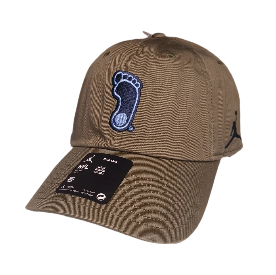 Boné Nike Air Jordan Carolina do Norte salto alcatrão verde militar M/L ajustável - Imagem 2 de 4