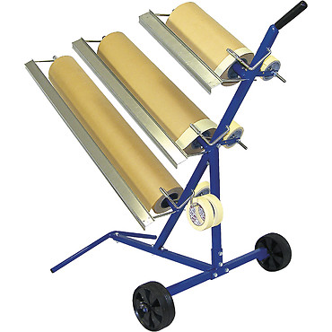 CARRELLO MASKING TROLLEY 3 ROLLS 30 - 60 - 90cm carrozzeria officina 056954 GYS