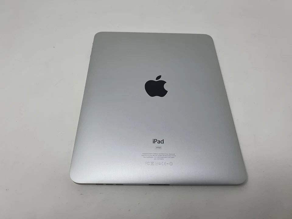 Apple iPad 1st Gen A1219 64GB Wi-Fi Silver (Faulty ) - Image 2 of 4