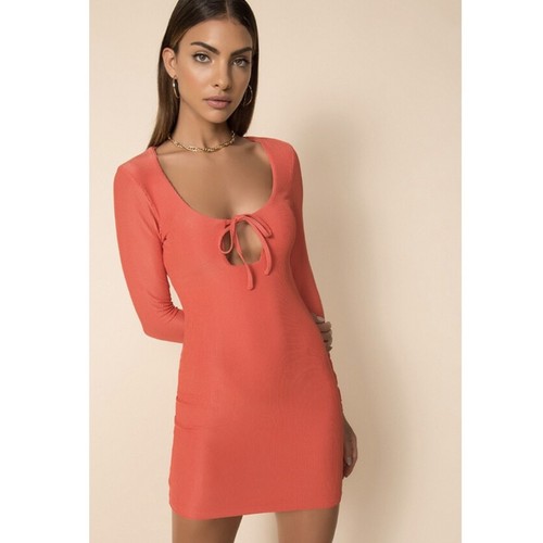 Superdown Rubie Keyhole Mini Dress 