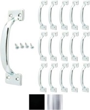 15 Pack 5-3/4 Inch Premium Kitchen Cabinet Handles Drawer Pulls Zinc Silver