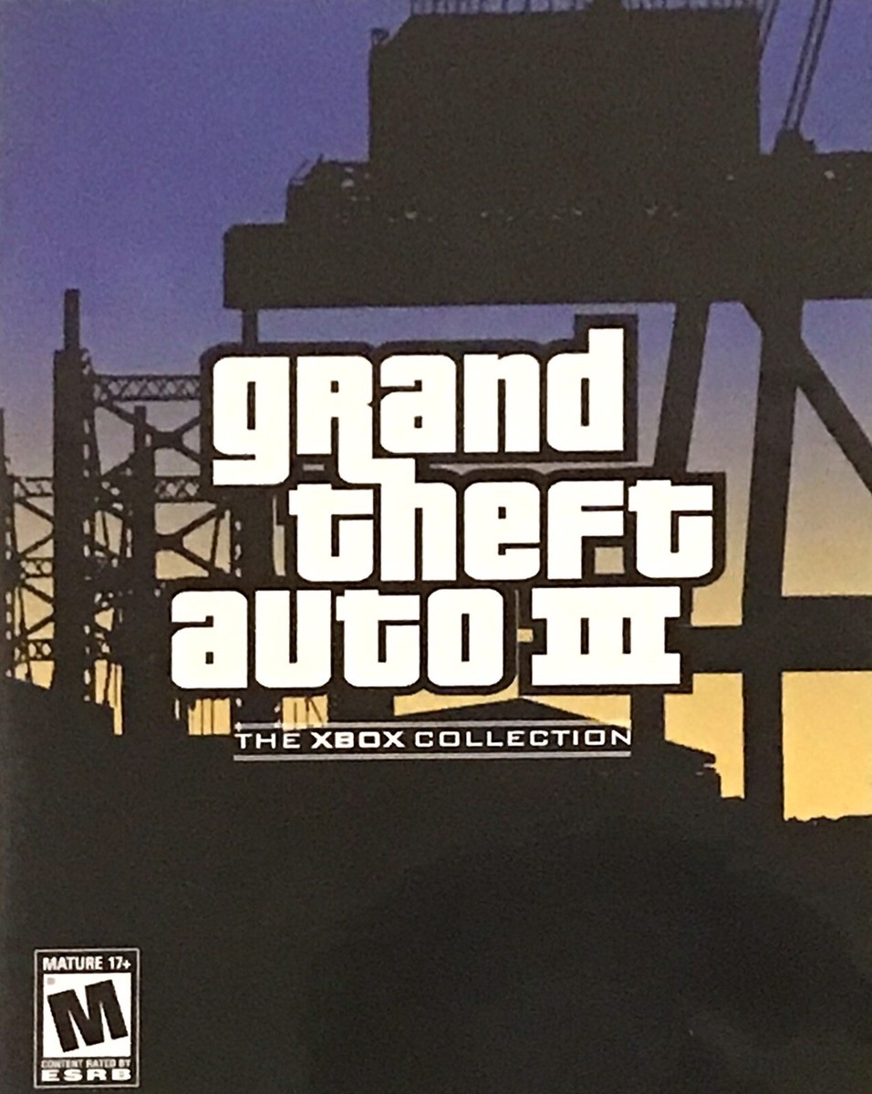 Grand Theft Auto III GTA The Xbox Collection Microsoft Xbox