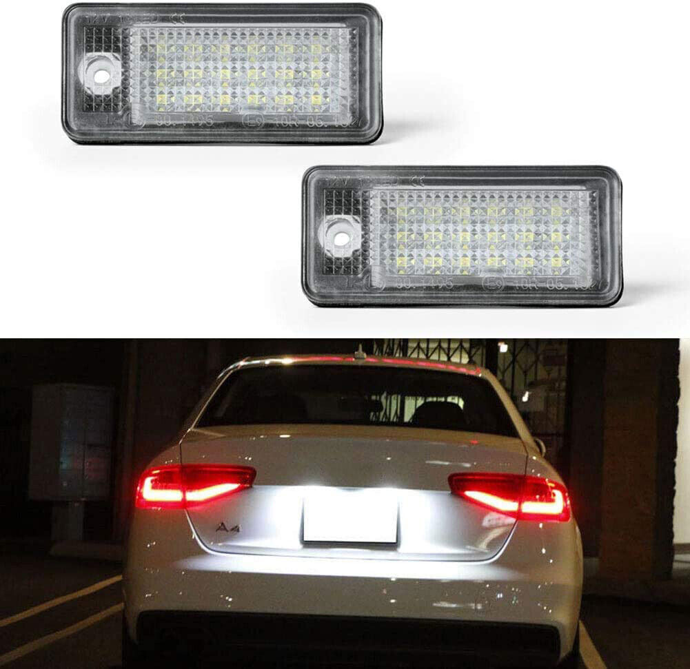 LED Kennzeichenbeleuchtung für Audi Q7 A4 B6 B7 8E A6 4F C6 A3 8P KB24